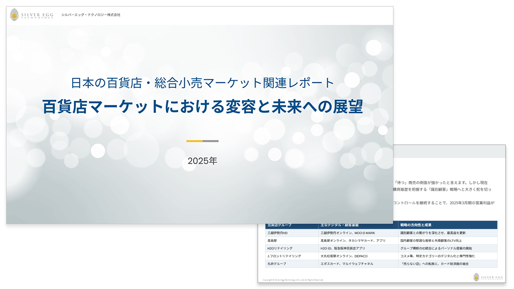 【業界レポート】百貨店・総合小売レポートサムネイル