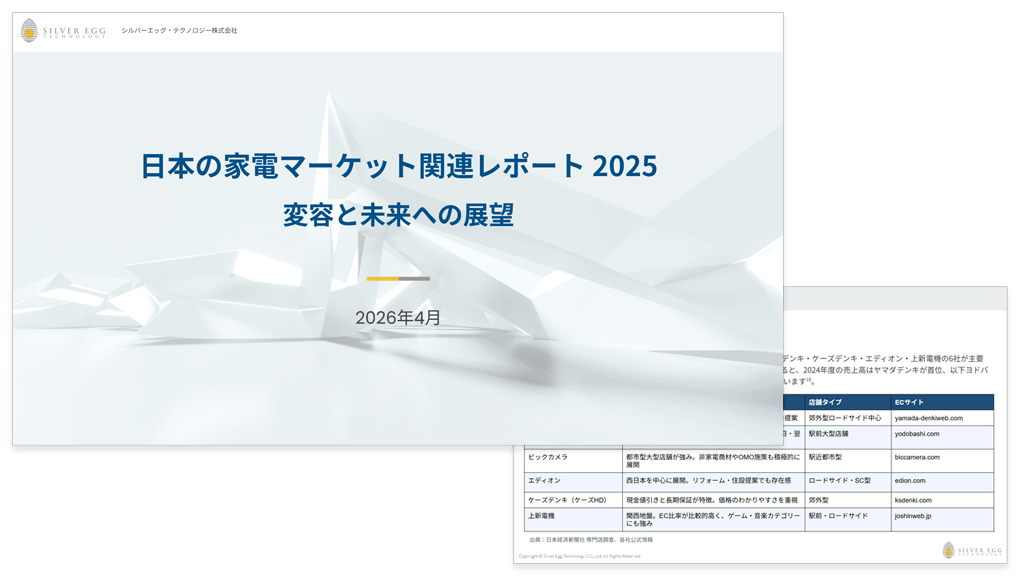 2025年国内家電業界レポート